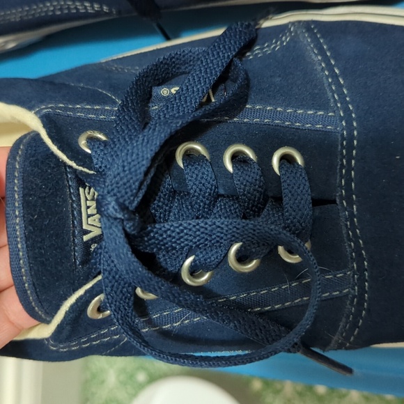 Men's Vans - Size 10.5 Blue Suede Era ULTRACUSH - Picture 4 of 6